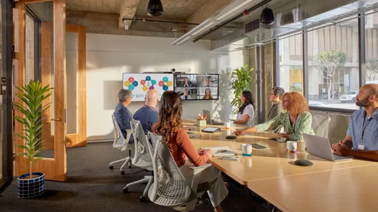 Hybrid meeting spaces